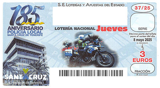 Décimo 43514 ganador de la lotería nacional del jueves 08 de mayo