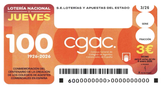 Décimo 65679 ganador de la lotería nacional del jueves 08 de enero