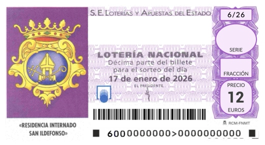 Décimo 58451 ganador de la lotería nacional del sabado 17 de enero
